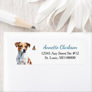 Jack Russell Terrier Hund Schmetterling Wunder