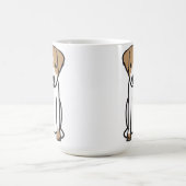 Jack-Russell-Terrier-HundeCartoon Kaffeetasse (Mittel)