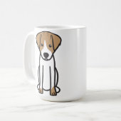 Jack-Russell-Terrier-HundeCartoon Kaffeetasse (Vorderseite Links)