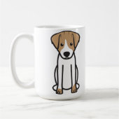 Jack-Russell-Terrier-HundeCartoon Kaffeetasse (Links)