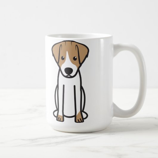 Jack-Russell-Terrier-HundeCartoon Kaffeetasse (Rechts)