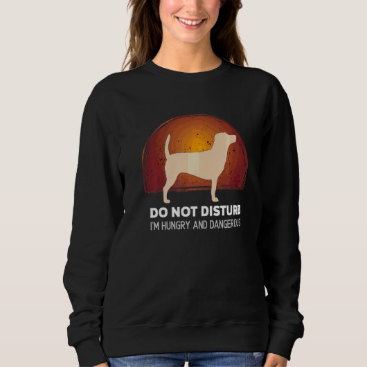 Jack Russell Terrier-Hunderasse Sweatshirt (Vorderseite)