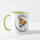 Jack Russell Terrier IAAM Off-Leash Art™ Tasse (Links)