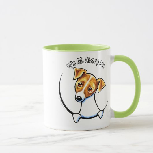 Jack Russell Terrier IAAM Off-Leash Art™ Tasse (Rechts)
