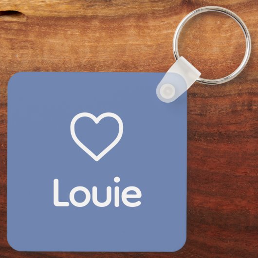 Jack Russell Terrier Individuelle Name Rainbow But Schlüsselanhänger (Rückseite)