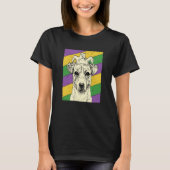 Jack Russell Terrier Jester Mardi Gras Dog Mom or  T-Shirt (Vorderseite)