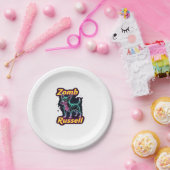 Jack Russell Terrier JRT Zombie Dog Halloween Esse Pappteller (Party)