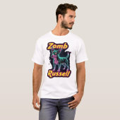 Jack Russell Terrier JRT Zombie Dog Halloween Esse T-Shirt (Vorne ganz)