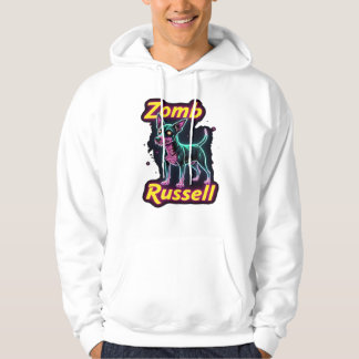 Jack Russell Terrier JRT Zombie Hund Halloween Ess Hoodie