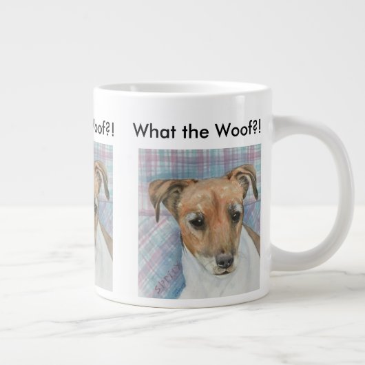 Jack Russell Terrier Jumbo-Tasse (Rechts)