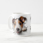Jack Russell Terrier Kaffeetasse (Vorderseite Links)