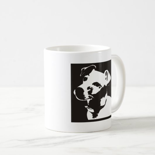 Jack-Russell-Terrier Kaffeetasse (VorderseiteRechts)