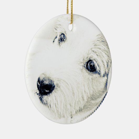 Jack-Russell-Terrier Keramikornament (Rechts)