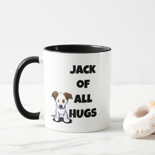 Jack Russell Terrier KiniArt Tasse (Mit Donut)
