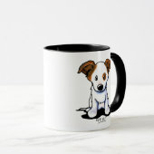 Jack Russell Terrier KiniArt Tasse (VorderseiteRechts)