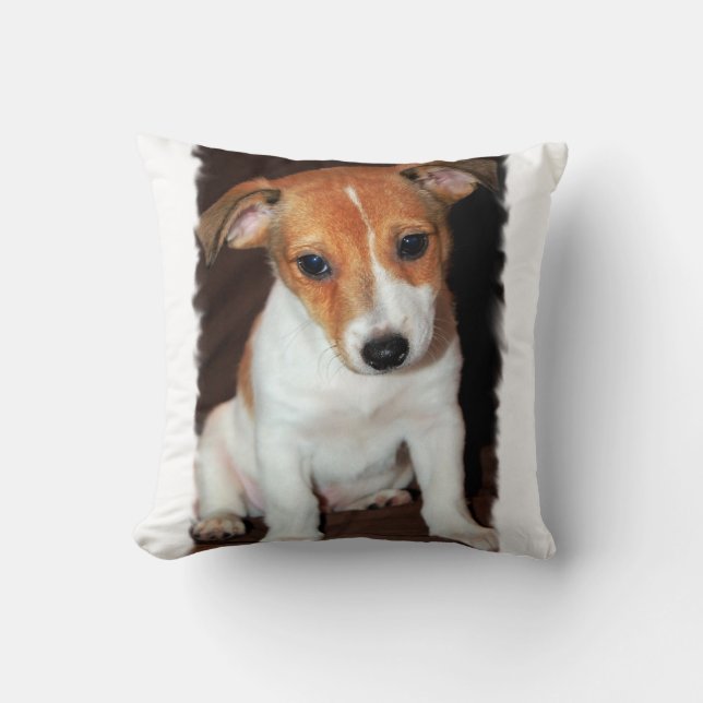 Jack-Russell-Terrier-Kissen Kissen (Vorderseite)