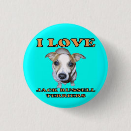 Jack-Russell-Terrier-Knopf Button