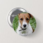 Jack-Russell-Terrier-Knopf Button (Vorne & Hinten)