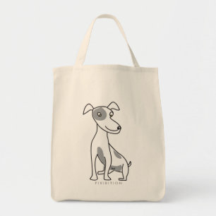 Jack-Russell-Terrier-Lebensmittelgeschäft-Tasche Tragetasche