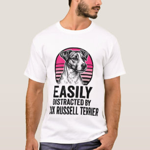 Jack Russell Terrier Leicht Ablenkbar Vintage T-Sh T-Shirt