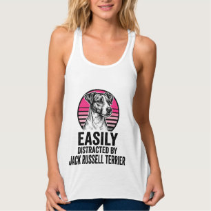 Jack Russell Terrier Leicht Ablenkbar Vintage T-Sh Tank Top
