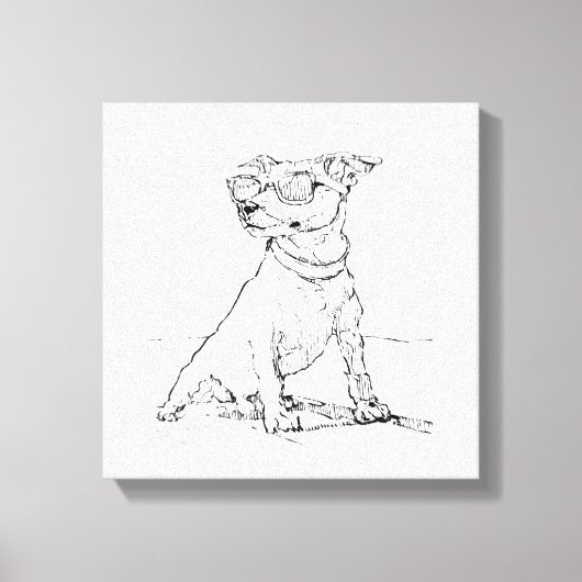 Jack Russell Terrier  Leinwanddruck (Vorderseite)