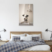 Jack russell Terrier. Leinwanddruck (Insitu (Schlafzimmer))