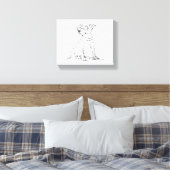 Jack Russell Terrier  Leinwanddruck (Insitu (Schlafzimmer))