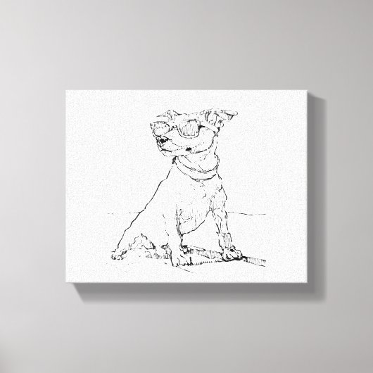 Jack Russell Terrier  Leinwanddruck (Vorderseite)