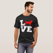 Jack Russell Terrier Liebe 1 T-Shirt (Vorne ganz)