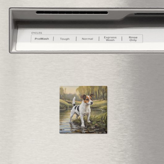 Jack Russell Terrier Magnet (In Situ (Geschirrspüler))