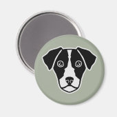 Jack Russell Terrier Magnet (Vorderseite/Rückseite)