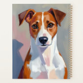 Jack Russell Terrier Malerei Hund Haustier Planer (Rückseite)