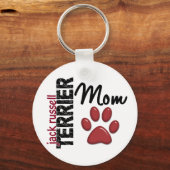 Jack Russell Terrier Mama 2 Schlüsselanhänger (Vorderseite)