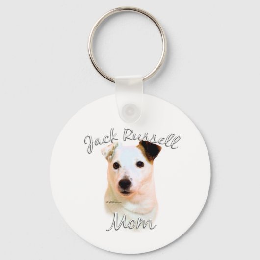 Jack Russell Terrier Mama 2 Schlüsselanhänger (Vorderseite)