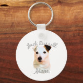 Jack Russell Terrier Mama 2 Schlüsselanhänger (Rückseite)