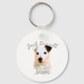 Jack Russell Terrier Mama 2 Schlüsselanhänger (Rückseite)