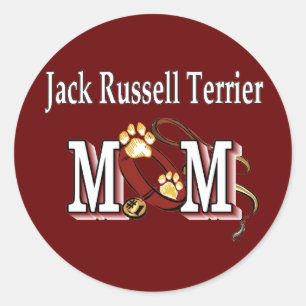 Jack Russell Terrier MAMA Geschenke Runder Aufkleber