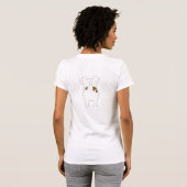 Jack-Russell-Terrier-Mama T-Shirt (Schwarz voll)