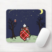 Jack-Russell-Terrier-Mama und Starry Himmel Mousepad (Mit Mouse)
