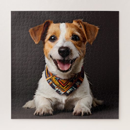 Jack Russell Terrier Nationalismus Puzzle (Vertikal)