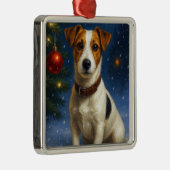 Jack Russell Terrier Ornament Aus Metall (Rechts)