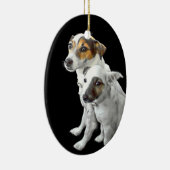 Jack Russell Terrier Ornament Zwei (Rechts)