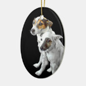 Jack Russell Terrier Ornament Zwei (Links)