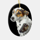 Jack Russell Terrier Ornament Zwei (Hinten)