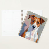 Jack Russell Terrier Painting Dog Pet Planer (Anzeige)