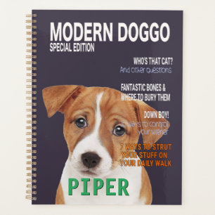 Jack Russell Terrier Parodie-Magazincover Planer