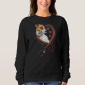 Jack Russell Terrier Parson Russell Terrie Sweatshirt (Vorderseite)