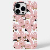 Jack Russell Terrier Paws and Bones Case-Mate iPhone Hülle (Rückseite)