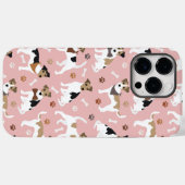 Jack Russell Terrier Paws and Bones Case-Mate iPhone Hülle (Rückseite (Horizontal))